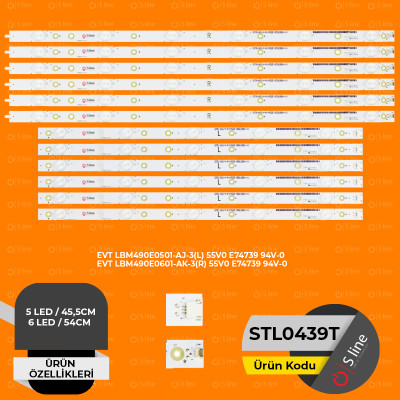 PHILIPS EVT LBM490E0501-AJ-3(L) 55V0 E74739 94V-0